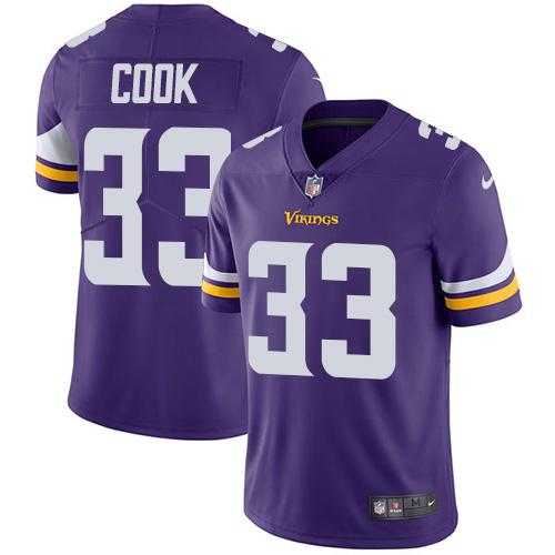 Nike Minnesota Vikings #33 Dalvin Cook Purple Team Color NFL Vapor Untouchable Limited Jersey,We sell and wholesale Nike Minnesota Vikings #33 Dalvin Cook Purple Team Color NFL Vapor Untouchable Limited Jersey on line form chian!